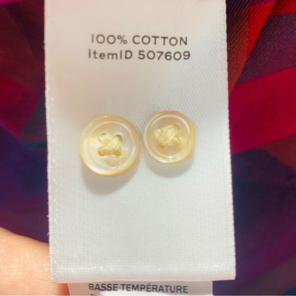 Bean Signature Multicolor Plaid Women’s Shirt SZ M - Picture 7 of 7